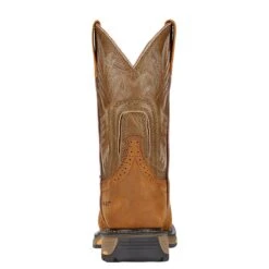 Ariat Boots 10001188 Men's Pull On Workhog Cowboy Boots -BootHaven Store 10001188 heel