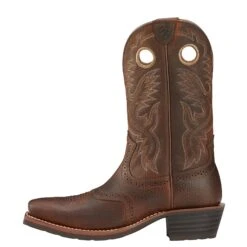 Ariat Boots: Men's 10002227 Square Toe Roughstock Cowboy Boots -BootHaven Store 10002227 side