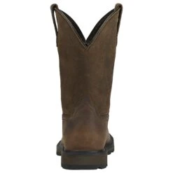 Ariat Boots 10014238 Men's Groundbreaker 10" Pull On Work Boots -BootHaven Store 10014238 heel