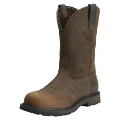 Ariat 10014241 Men's Groundbreaker Steel Toe Cowboy Boots -BootHaven Store 10014241 3 4 front