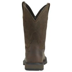 Ariat 10014241 Men's Groundbreaker Steel Toe Cowboy Boots -BootHaven Store 10014241 heel