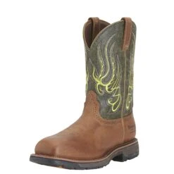 Ariat 10015400 Men's Mesteno Workhog Composite Toe Work Boots -BootHaven Store 10015400 3 4 front