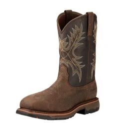 Ariat Boots: Men's 10017420 Composite Waterproof Square Toe Pull On WorkHog Boots 11 Ariat Boots: Men's 10017420 Composite Waterproof Square Toe Pull On WorkHog Boots -BootHaven Store 10017420