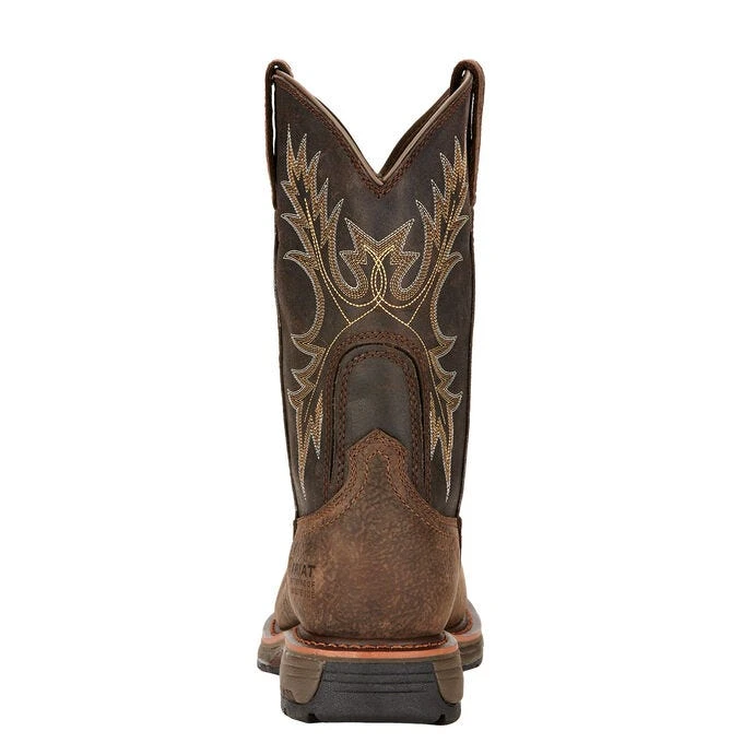 Ariat Boots: Men's 10017420 Composite Waterproof Square Toe Pull On WorkHog Boots 3 Ariat Boots: Men's 10017420 Composite Waterproof Square Toe Pull On WorkHog Boots
