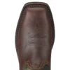 Ariat Boots: Men's 10017434 Brown Green Sierra Wide 10" Steel Toe Slip Resistant Pull On Work Boots -BootHaven Store 10017434 toe