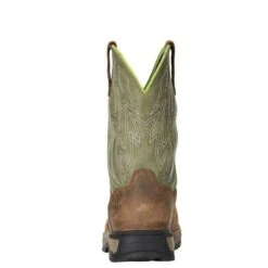 Ariat Boots: Men's 10021486 Composite Waterproof Western Pull On Rebar Boots -BootHaven Store 10021486 heel