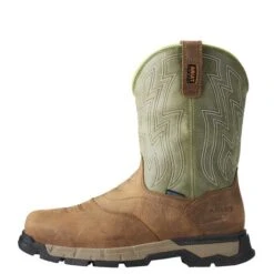 Ariat Boots: Men's 10021486 Composite Waterproof Western Pull On Rebar Boots -BootHaven Store 10021486 side