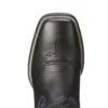 Ariat Boots: Men's 10023361 Black Deertan Sport Patriot Western Boot -BootHaven Store 10023361 toe