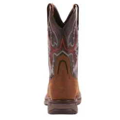 Ariat Boots: Men's 10024968 Brown WorkHog XT Carbon Toe 11" Waterproof Pull On Work Boots -BootHaven Store 10024968 heel