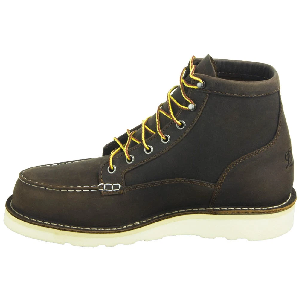 Danner Boots: Men's Brown Moc Toe 15563 Bull Run Soft Toe Work Boots 6 Danner Boots: Men's Brown Moc Toe 15563 Bull Run Soft Toe Work Boots - Image 4