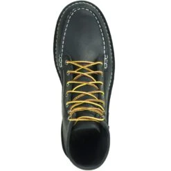 Danner Boots: Men's Black Moc Toe 15568 Bull Run Soft Toe Work Boots -BootHaven Store 15568 1 1