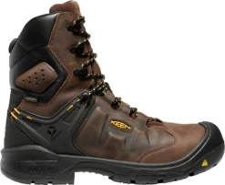 Keen Utility: Men's 1024186 Dark Earth Black Dover 8" Carbon Fiber Waterproof Work Boot