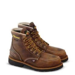 Thorogood Boots: Men's 804-3696 Brown CrazyHorse Steel Toe Work Boot -BootHaven Store 804 3696 1 416x416 1
