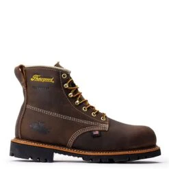 Thorogood Boots: Men's 814 4514 Brown Soft Toe USA Made American Heritage Waterproof Insulated Crazyhorse Work Boot 9 Thorogood Boots: Men's 814 4514 Brown Soft Toe USA Made American Heritage Waterproof Insulated Crazyhorse Work Boot -BootHaven Store 804 4514 2edit 1