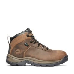 Timberland PRO Footwear: Men's A1Q8V 214 Flume Waterproof Steel Toe Mid Work Boots -BootHaven Store a1q8v 1edit