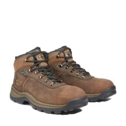 Timberland PRO Footwear: Men's A1Q8V 214 Flume Waterproof Steel Toe Mid Work Boots -BootHaven Store a1q8v 4edit