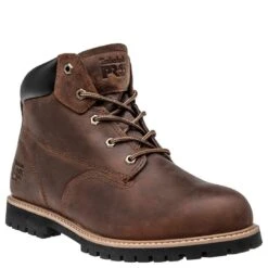 Timberland Pro Boots: Men's A1WG2 Brown Gritstone Slip Resistant 6" Work Boot 11 Timberland Pro Boots: Men's A1WG2 Brown Gritstone Slip Resistant 6" Work Boot -BootHaven Store a1wg2