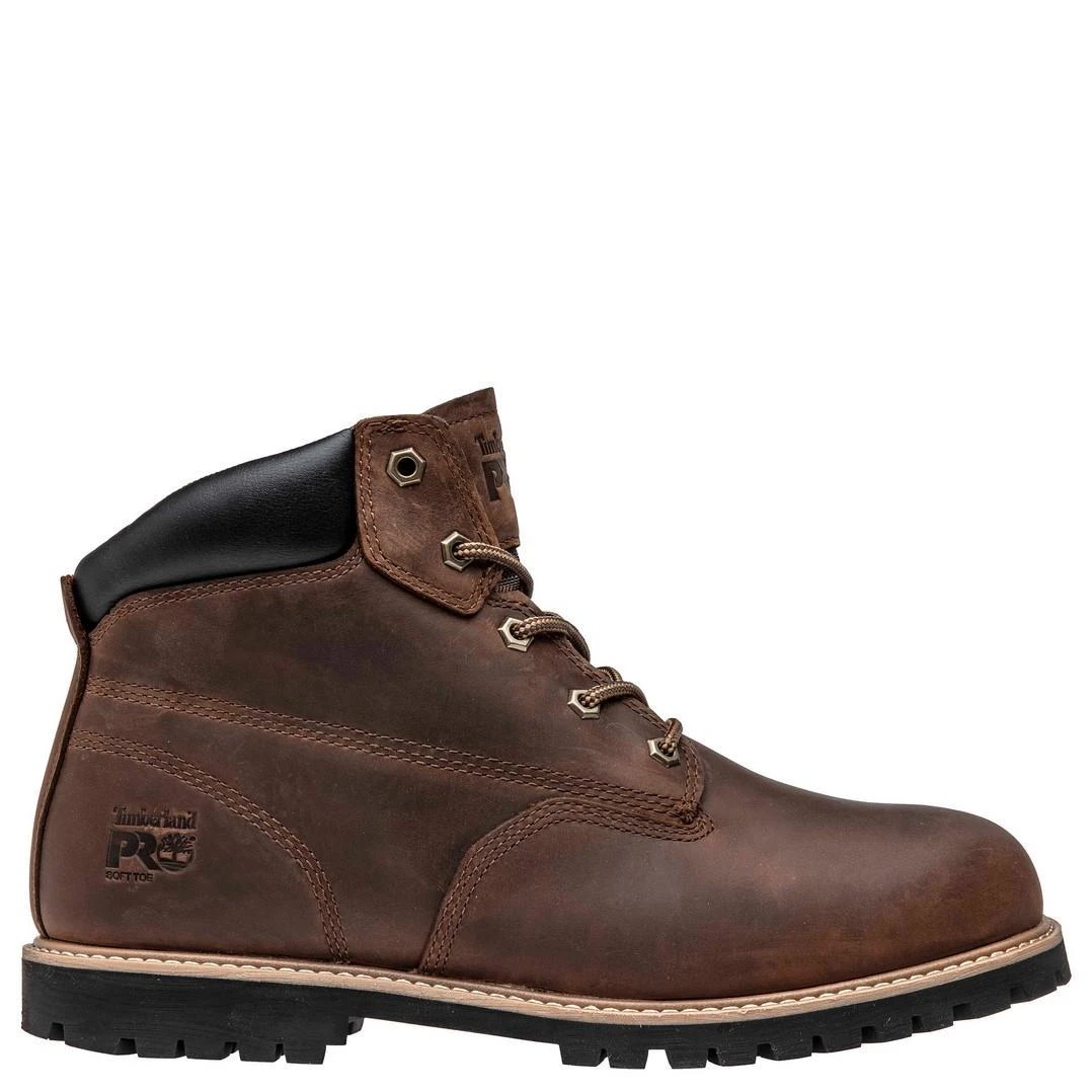Timberland Pro Boots: Men's A1WG2 Brown Gritstone Slip Resistant 6" Work Boot 3 Timberland Pro Boots: Men's A1WG2 Brown Gritstone Slip Resistant 6" Work Boot