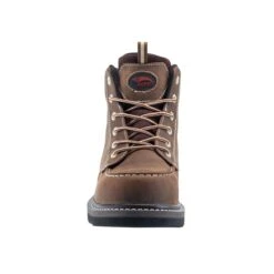 Avenger Boots: Men's A7607 Brown Soft Toe 6" Waterproof EH Moc Wedge Work Boot -BootHaven Store a7607 2