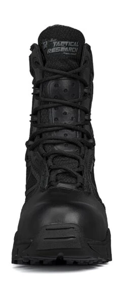 Tactical Research Boots: Men's TR998ZWPCT Black TR Chrome Side-Zip Waterproof CT Combat Boots -BootHaven Store b1uzigxg
