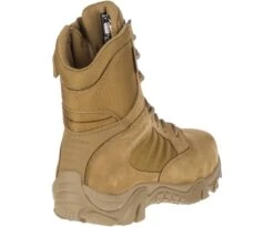 Bates Boots: Men's E04272 Coyote GX-8 Waterproof Composite Toe Side Zip Work Boot -BootHaven Store btsm e04272 050719 s20 305
