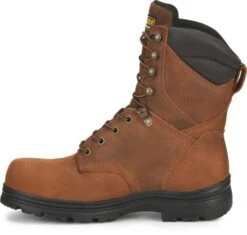 Carolina Boots: Men's CA3524 Steel Toe Brown EH Waterproof Work Boots -BootHaven Store ca3524 500xauto instep 1