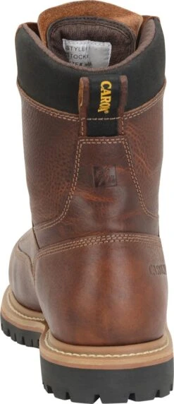 Carolina Boots: Grind CA5529 Composite Toe Men's 8" Work Boots -BootHaven Store ca5529 500xauto heel