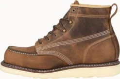 Carolina Boots: Men’s CA7011 Old Town Folklore AMP USA 6” Domestic Moc Toe Wedge Work Boot 11 Carolina Boots: Men’s CA7011 Old Town Folklore AMP USA 6” Domestic Moc Toe Wedge Work Boot -BootHaven Store ca7011 500xauto instep