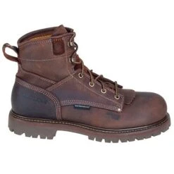 Carolina Boots: Men's Waterproof Brown CA7028 EH Work Boots -BootHaven Store ca7528 carolinao 01 1