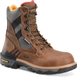 Carolina Boots: Men's CA7830 Brown Composite Toe 8" Cancellor Waterproof Work Boot