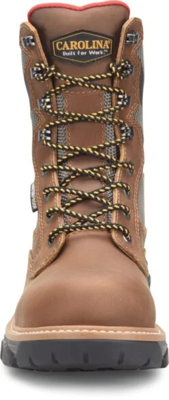 Carolina Boots: Men's CA7830 Brown Composite Toe 8" Cancellor Waterproof Work Boot -BootHaven Store ca7830 500xauto toe