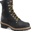Carolina Boots: Men's CA825 Black 8" Elm Logger Boot -BootHaven Store ca825 500xauto