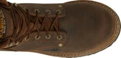 Carolina Boots: Men's CA9853 Brown Poplar 8” Composite Toe Logger Boot -BootHaven Store ca9853 500xauto top