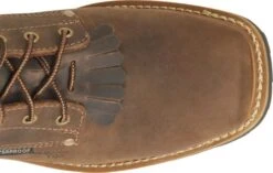 Carolina Boots: Men's CA9855 Brown 8" Composite Square Toe Waterproof Logger Boot -BootHaven Store ca9855 500xauto top