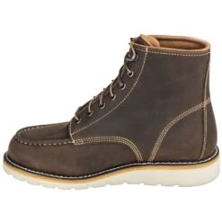 Carhartt Boots: Men's CMW6095 Brown 6-Inch Waterproof General Toe Wedge Boots 11 Carhartt Boots: Men's CMW6095 Brown 6-Inch Waterproof General Toe Wedge Boots -BootHaven Store carhartt cmw6095 i 01