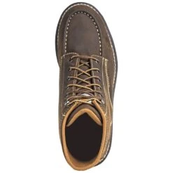 Carhartt Boots: Men's CMW6095 Brown 6-Inch Waterproof General Toe Wedge Boots 15 Carhartt Boots: Men's CMW6095 Brown 6-Inch Waterproof General Toe Wedge Boots -BootHaven Store carhartt cmw6095 t 01