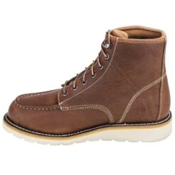 Carhartt Boots: Men's CMW6175 6-Inch Waterproof General Toe Tan Wedge Boots -BootHaven Store carhartt cmw6175 i 01