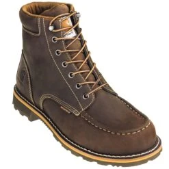 Carhartt Boots: Men's CMW6197 Brown Waterproof 6-Inch General Toe Work Boots 13 Carhartt Boots: Men's CMW6197 Brown Waterproof 6-Inch General Toe Work Boots -BootHaven Store carhartt cmw6197 p 01