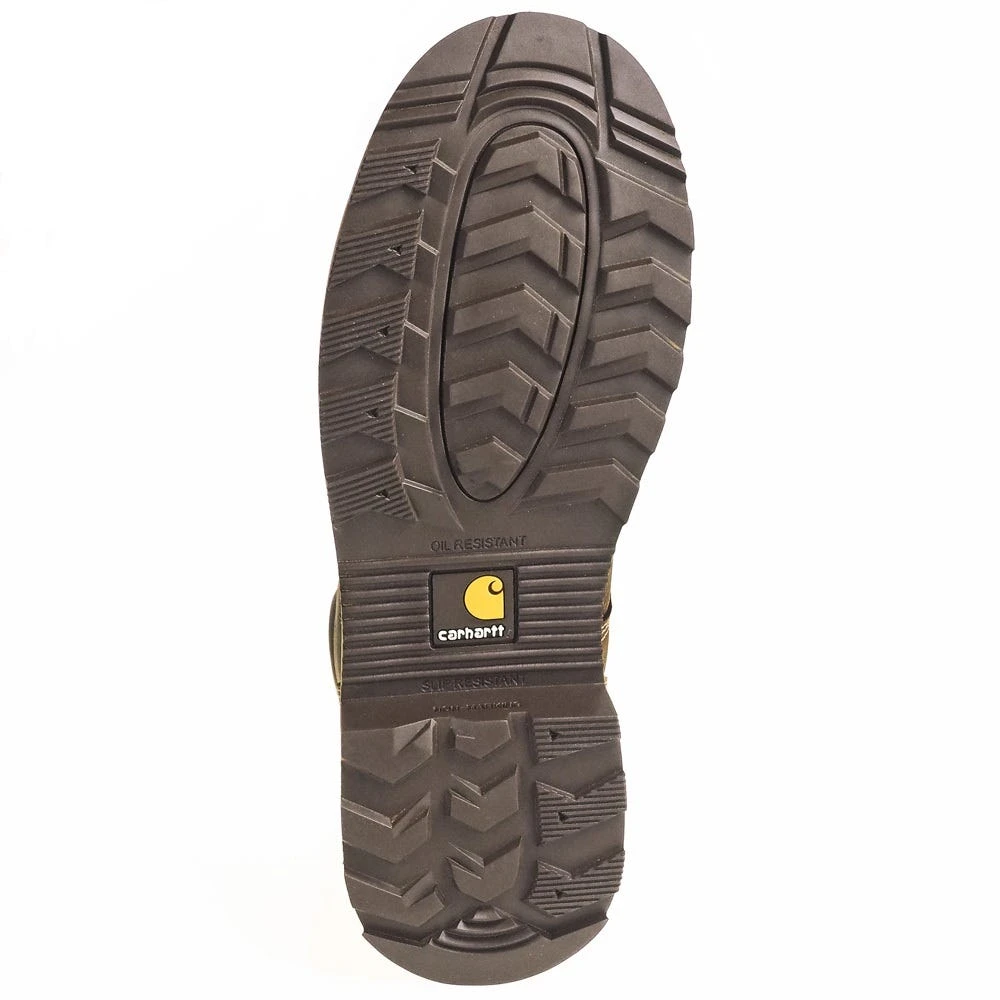 Carhartt Boots: Men's CMW6197 Brown Waterproof 6-Inch General Toe Work Boots 8 Carhartt Boots: Men's CMW6197 Brown Waterproof 6-Inch General Toe Work Boots - Image 6