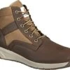 Carhartt Boots: Men's FA5015-M Brown Leather And Nylon Force 5-Inch Soft Toe Sneaker Boot -BootHaven Store carhartt fa5015 l