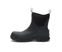 Caterpillar Boots: Unisex P724104 Black Stormers Waterproof Rubber Work Boot -BootHaven Store catm p724104 112618 f19 180