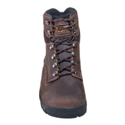 Danner Boots: Men's 12433 Waterproof EH Brown 6-Inch Slip-Resistant Boots -BootHaven Store danner 12433 f 01