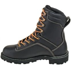 Danner Boots: Men's 17311 Black American-Made EH Waterproof Alloy Toe Boots -BootHaven Store danner 17311 i 01