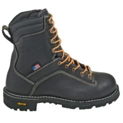 Danner Boots: Men's 17311 Black American-Made EH Waterproof Alloy Toe Boots -BootHaven Store danner 17311 o 01
