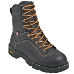 Danner Boots: Men's 17311 Black American-Made EH Waterproof Alloy Toe Boots -BootHaven Store danner 17311 p 01