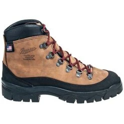 Danner Boots: Men's 37440 USA-Made Brown Waterproof Crater Rim Hiking Boots -BootHaven Store danner 37440 o 01
