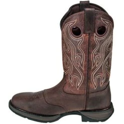 Durango Boots: Men's12 Inch Round Toe Leather Cowboy Boots DB5474 -BootHaven Store db5474 rockyi 01