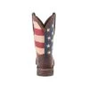 Durango Boots: Men's DB5554 Brown Rebel 12 Inch American Flag Pull On Square Toe Boot 2 Durango Boots: Men's DB5554 Brown Rebel 12 Inch American Flag Pull On Square Toe Boot -BootHaven Store db5554 back