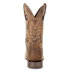 Durango Boots: Men's DDB0221 Brown Rebel Pro 12 Inch Pull On Square Toe Work Boot 15 Durango Boots: Men's DDB0221 Brown Rebel Pro 12 Inch Pull On Square Toe Work Boot -BootHaven Store ddb0221 back