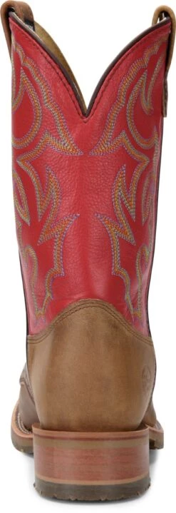 Double H Boots: Men's DH3556 Red Leather USA-Made 11-Inch Cowboy Boots 13 Double H Boots: Men's DH3556 Red Leather USA-Made 11-Inch Cowboy Boots -BootHaven Store dh3556 500xauto heel